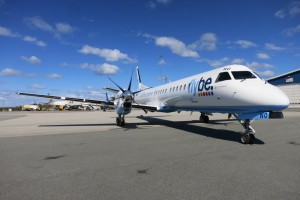 Loganair SAAB 2000 delivered two days in advance