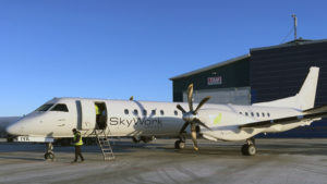 TAM delivers a Saab 2000 to Sky Work Airlines